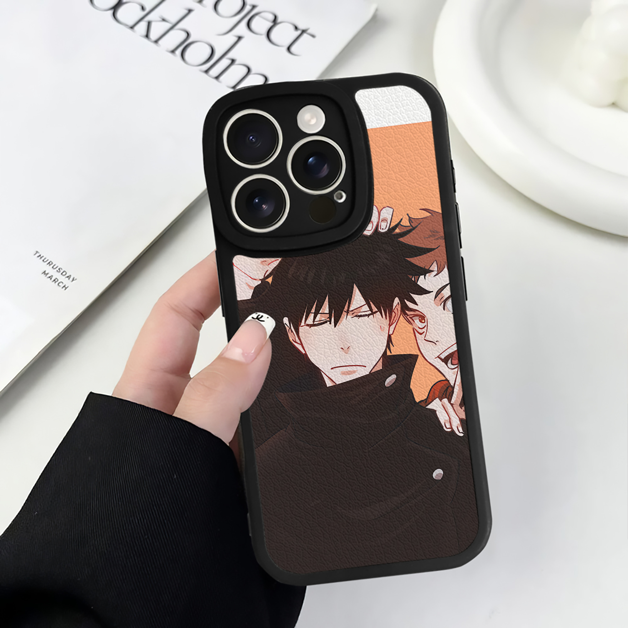 （画像用） SPY×FAMILY间谍家家酒 【iPhone 16シリーズ対応】シリコンスマホケース（レザー調） 材質：シリコン